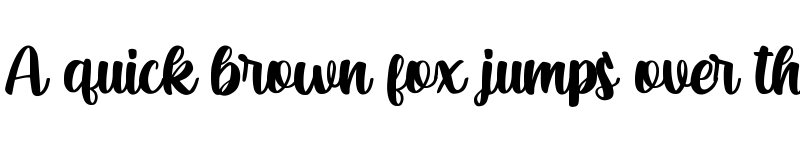 Preview of anthusia Regular font