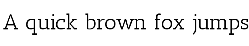 Preview of Antic Slab Regular font