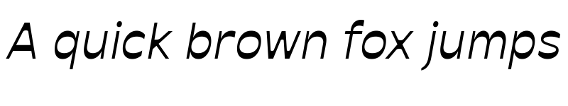 Preview of Antipol VF Italic font