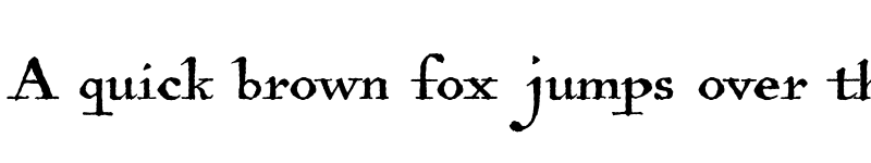 Preview of Antiquarian Regular font