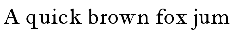 Preview of antique roman Regular font