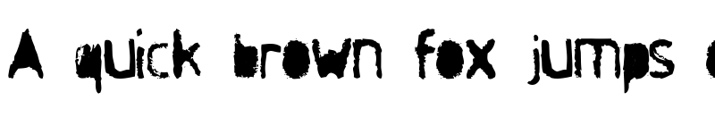 Preview of Antisocial Regular font