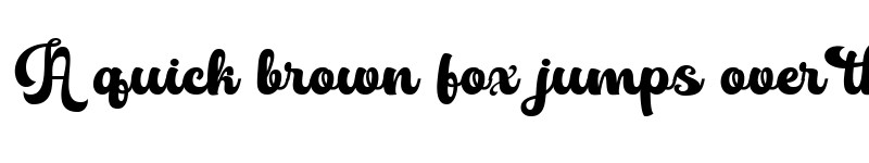 Preview of Antonia Retro Regular font