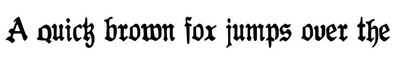 Preview of Antraxja  Goth 1938 Regular font