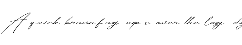 Preview of Antthony Hatfield Italic font