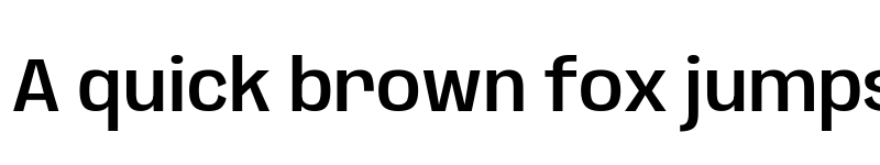 Preview of Anybody Medium font