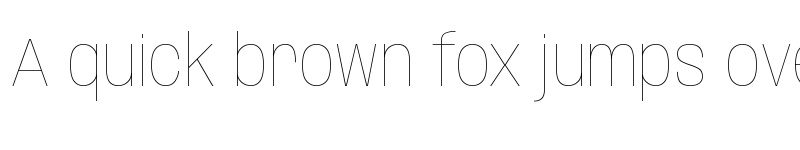 Preview of Anybody Thin font