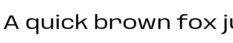 Preview of Anybody Wide font