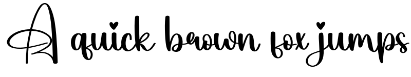 Preview of Anything Regular font