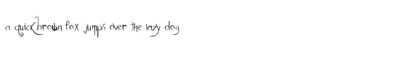 Preview of Anywhere Regular font