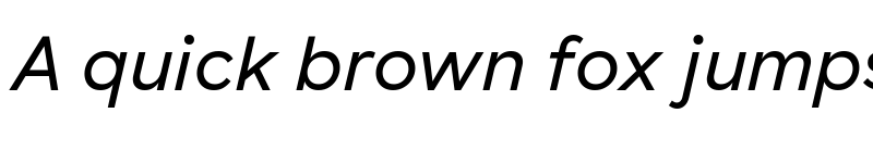 Preview of AOK Buenos Aires Regular Italic font