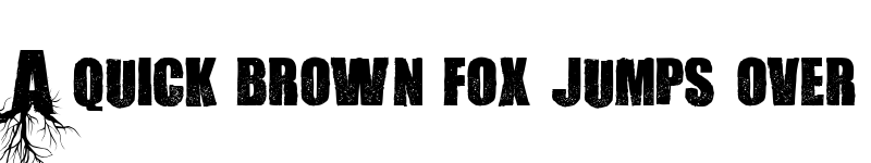 Preview of Aokigahara Regular font