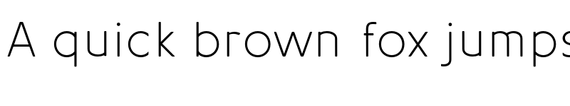 Preview of Aotani Thin font