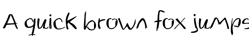 Preview of Ape Handwriting Handwriting font