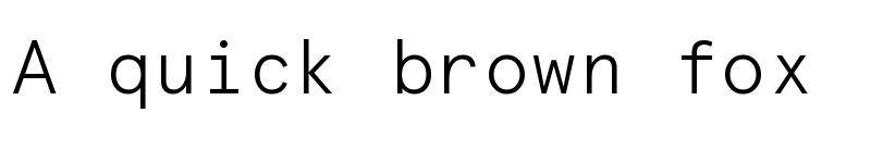 Preview of Apercu Mono Pro Light font