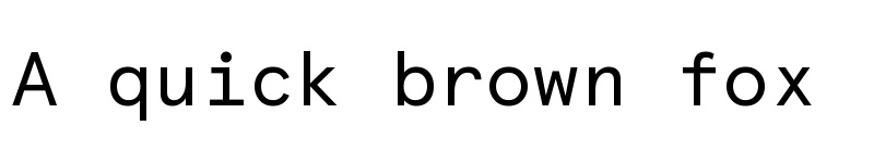 Preview of Apercu Mono Regular font