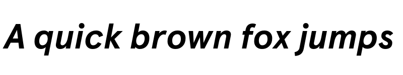 Preview of Apercu Pro Bold Italic font