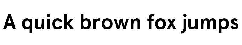 Preview of Apercu Pro Bold font