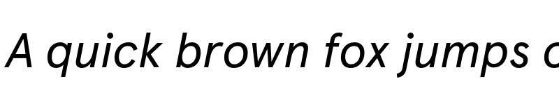 Preview of Apercu Pro Italic font