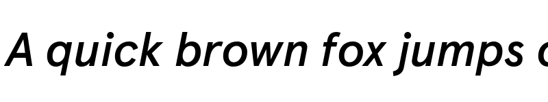 Preview of Apercu Pro Medium Italic font