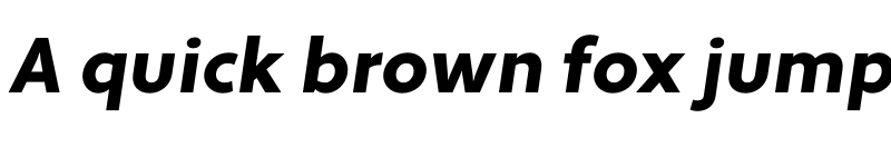 Preview of Apertura Black Obliq font