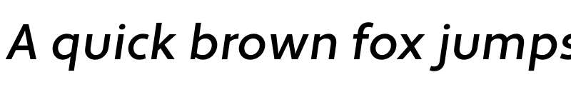 Preview of Apertura Medium Obliq font