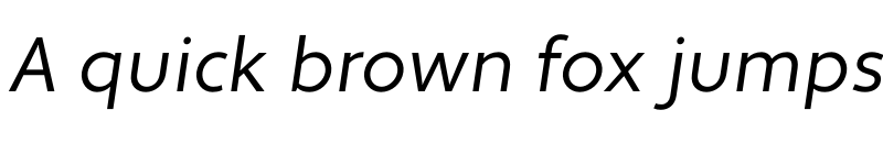 Preview of Apertura Obliq font