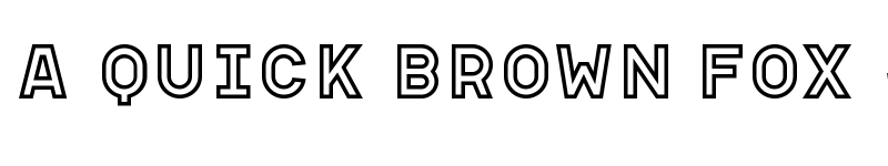 Preview of Apice Bold Outline font