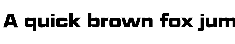 Preview of Apotek Extended Black font