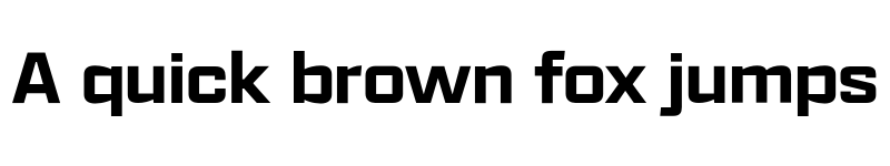 Preview of Apotek ExtraWide Semibold font