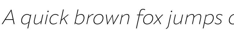 Preview of Apparat Extralight Italic font