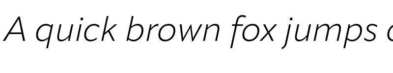 Preview of Apparat Light Italic font