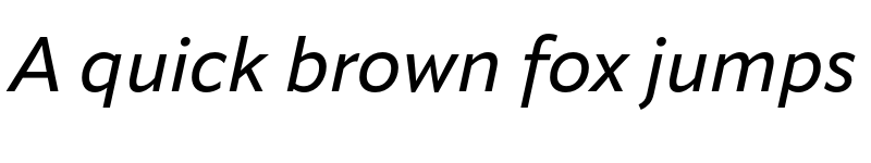 Preview of Apparat Medium Italic font