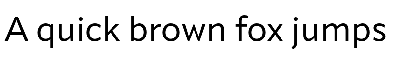 Preview of Apparat Regular font