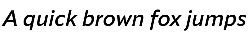 Preview of Apparat Semibold Italic font