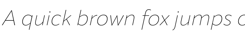 Preview of Apparat Thin Italic font