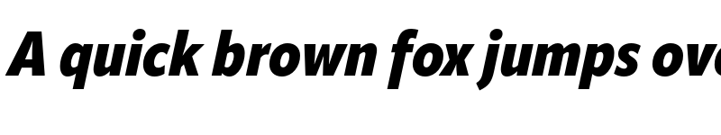 Preview of ApparatCond Black Italic font