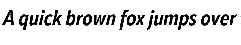 Preview of ApparatCond Bold Italic font