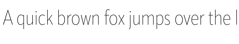 Preview of ApparatCond Thin font