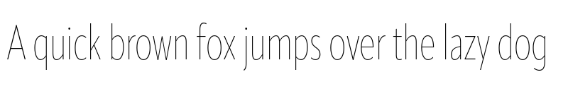 Preview of ApparatExtraCond Hairline font