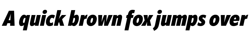 Preview of ApparatExtraCond Heavy Italic font