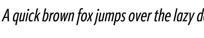 Preview of ApparatExtraCond Medium Italic font