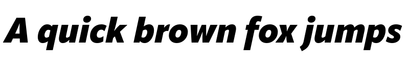 Preview of ApparatSemiCond Black Italic font