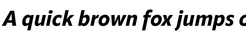 Preview of ApparatSemiCond Extrabold Italic font