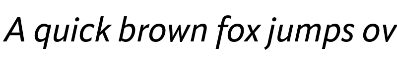 Preview of ApparatSemiCond Medium Italic font