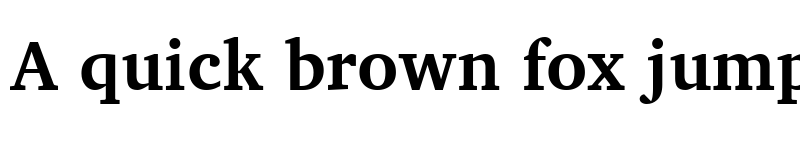 Preview of Apparatus SIL Bold font