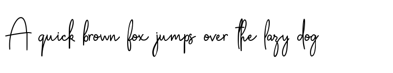 Preview of Apple Blossom Regular font