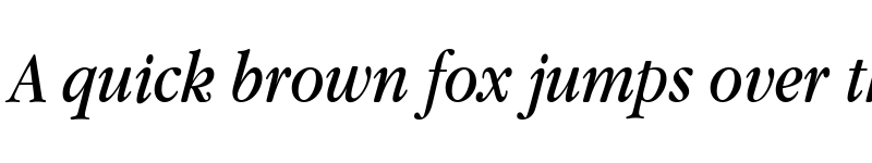 Preview of Apple Garamond Italic font