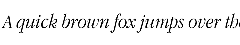 Preview of Apple Garamond Light Italic font