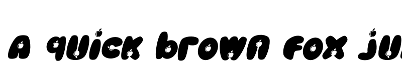 Preview of Apple Kids Italic Italic font